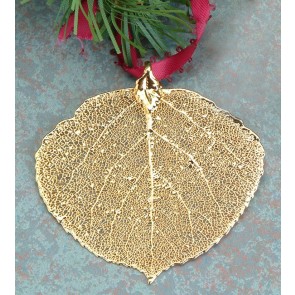 Aspen Ornament in 24k Gold