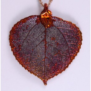 Aspen Pendant / Necklace in Iridescent Copper