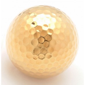 Golf Ball in 24k Gold