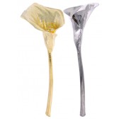 Pair of Calla Lilies Dipped in 24k Gold & Platinum - large head