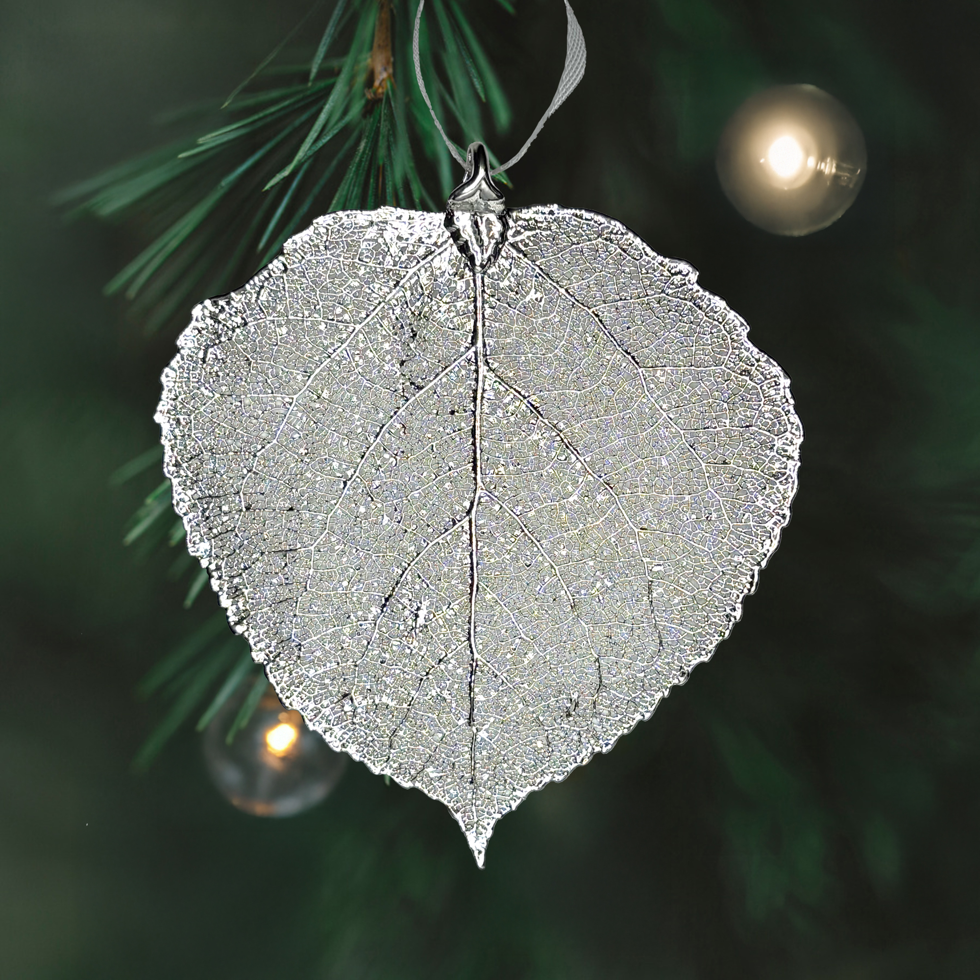 Aspen Ornament in Silver